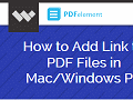 How to Add Link to PDF Files in Mac/Windows PC
