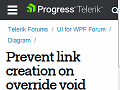 Prevent link creation on override void AddLink(MyLink link) - Diagram - UI for WPF Forum